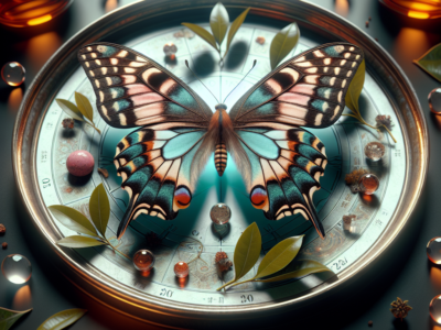 Falda Kelebek Görmek